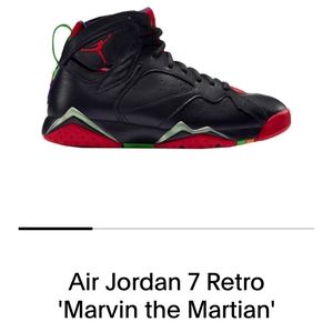 Air Jordan7 retro Marvin the Martian size 10.5